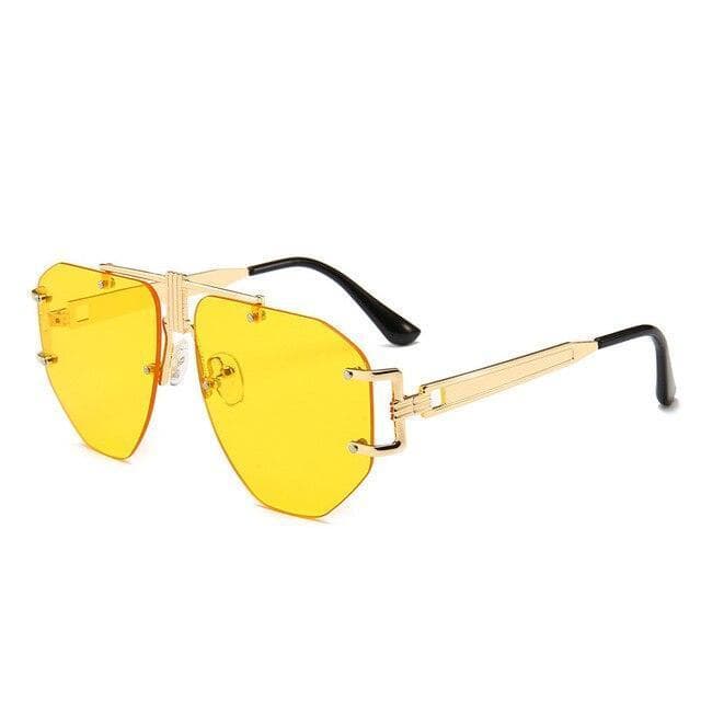 Lunettes de Soleil Steampunk jaune | Steampunk Store