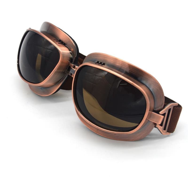 Lunettes Steampunk Cuivre vue de coté | Steampunkstore