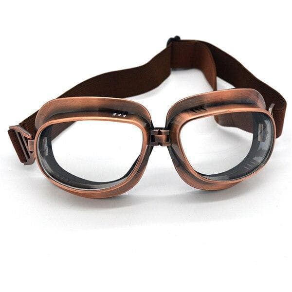 Lunettes Steampunk Cuivre verres transparents | Steampunkstore