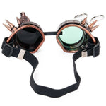 lunettes de cosplay tesla steampunk vue arrière