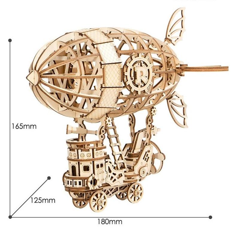 Maquette Bois Dirigeable dimensions