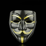 Masque Guy Fawkes noir | Steampunk Store