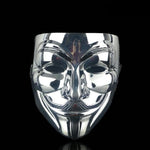 Masque Guy Fawkes argent | Steampunk Store