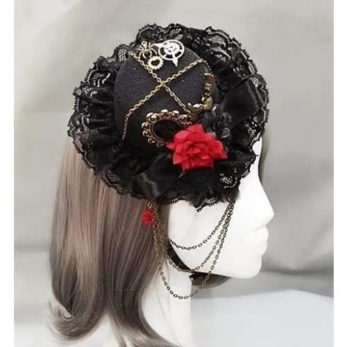 Mini Chapeau sur mannequin de profil Steampunk-Store