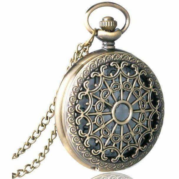 montre Steamweb vintage - Steampunk Store de côté