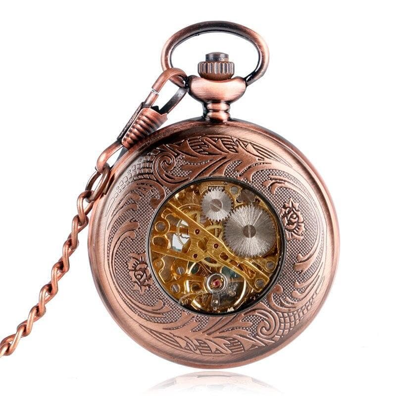 Montre A Gousset Homme vue arrière | Steampunk Store