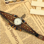 montre bracelet vintage femme - Steampunk Store présentation  posée à plat