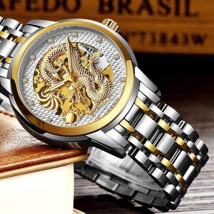 Montre Homme Dragon vue cadran