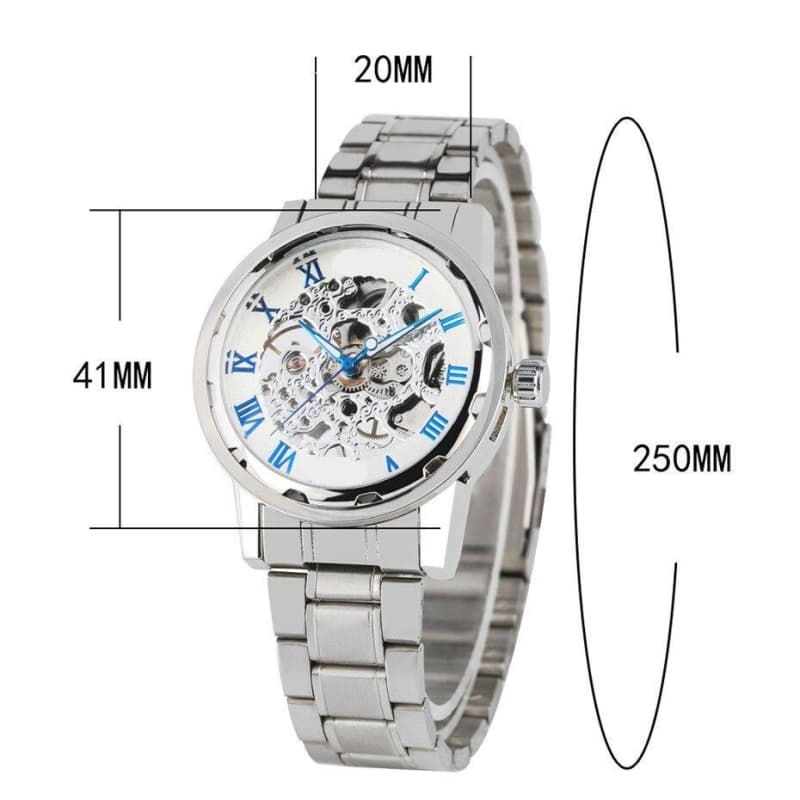 Montre Squelette Cold & White