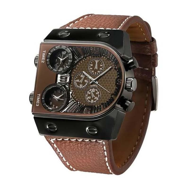 Montre Militaire Steampunk de coté | SteampunkStore