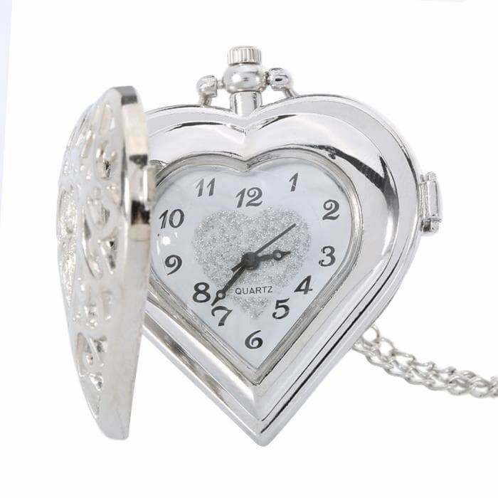 Montre pendentif argent hot sale