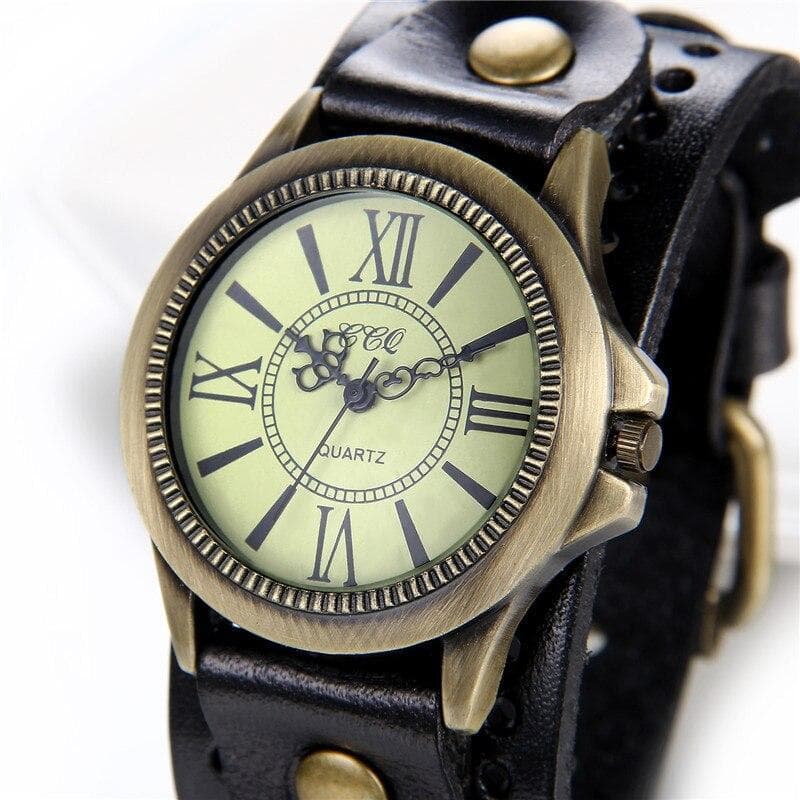 Montre Retro Femme vue cadran | Steampunk Store