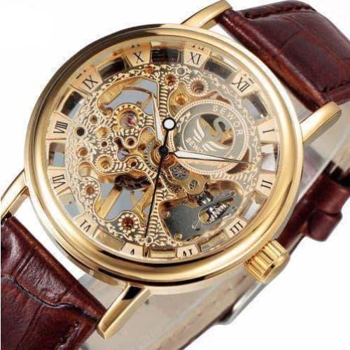 montre bracelet skeleton dream sur fond blanc