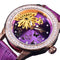 Montre Squelette Femme Violette - Steampunk store