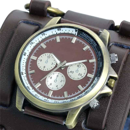 Montre Aviateur Homme modèle steampunk | SteampunkStore