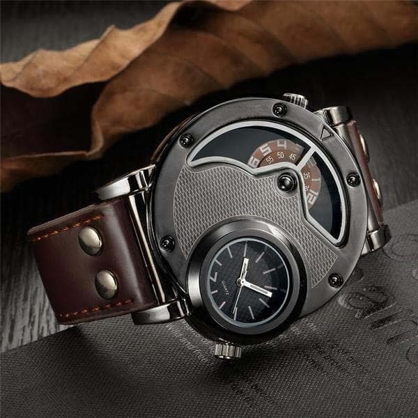 Montre Tactique Steampunk posée sur le coté| SteampunkStore