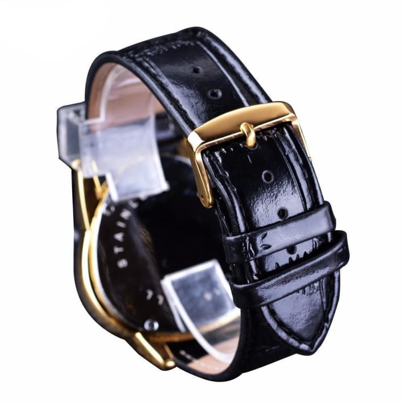 montre bracelet pyramide steampunk vue bracelet cuir