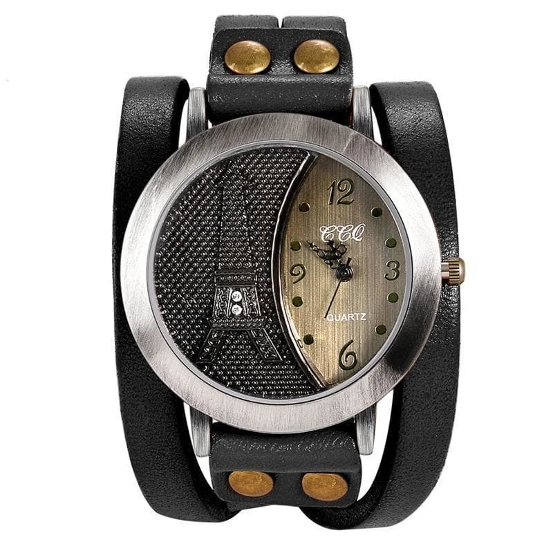 Montre Vintage Paris Noire | Steampunk Store