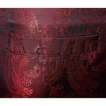 Pantalon Rouge Steampunk poche arrière | Steampunk Store
