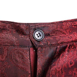 Pantalon Rouge Steampunk braguette | Steampunk Store