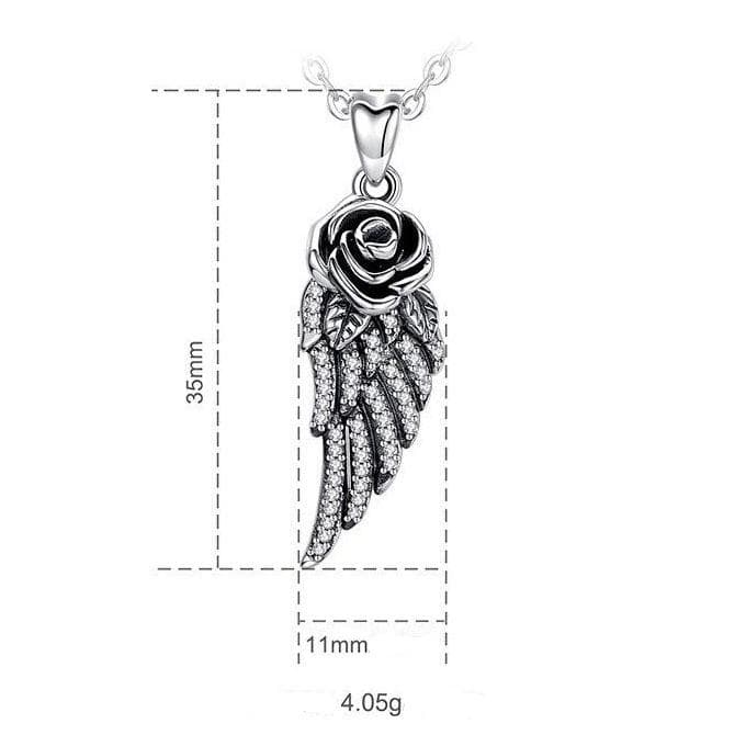 Pendentif Argent Aile dimensions