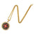 Pendentif Croix des Templiers doré avec chaîne | Steampunk Store