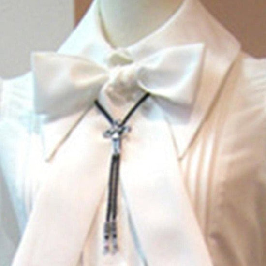 Robe Noire Lolita noeud lavallière | Steampunk Store