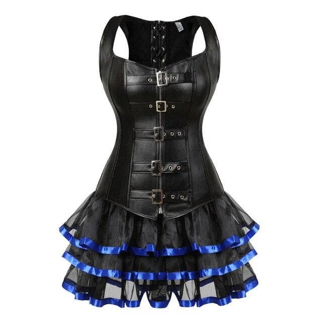 Robe Style Steampunk bleue