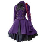 Robe Victorienne Grande Taille violette | Steampunk Store