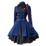 Robe Victorienne Grande Taille Bleu | Steampunk Store