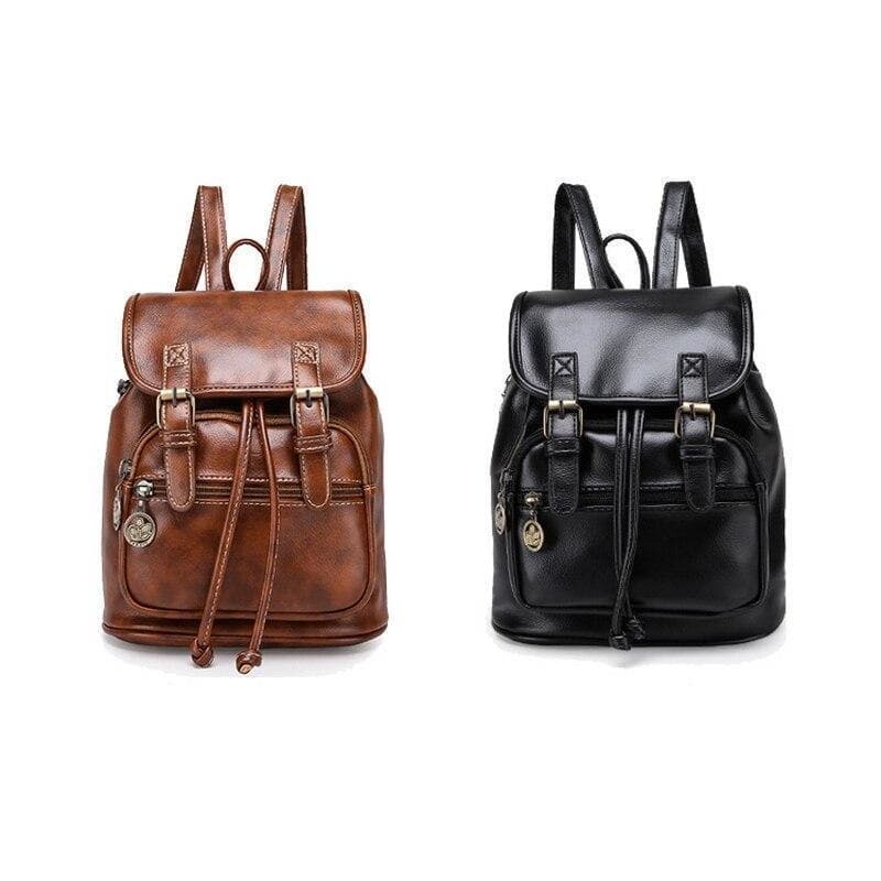 Sac à Dos en Cuir Femme Vintage Collection | Steampunk Store