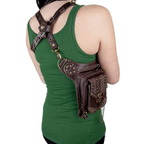 Sac Ceinture Steampunk dans le dos | Steampunk Store