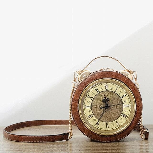 Sac Horloge Steampunk camel | Steampunk Store