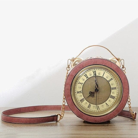 Sac Horloge Steampunk rose | Steampunk Store
