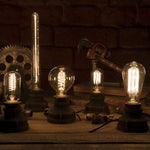 Lampes table Steampunk différentes ampoules  | Steampunk Store