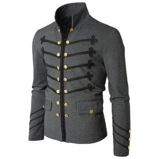 Veste Steampunk Homme grise | Steampunk Store